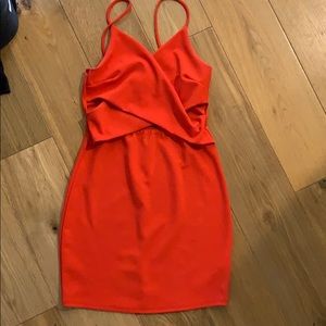 Red ‘going out’ dress